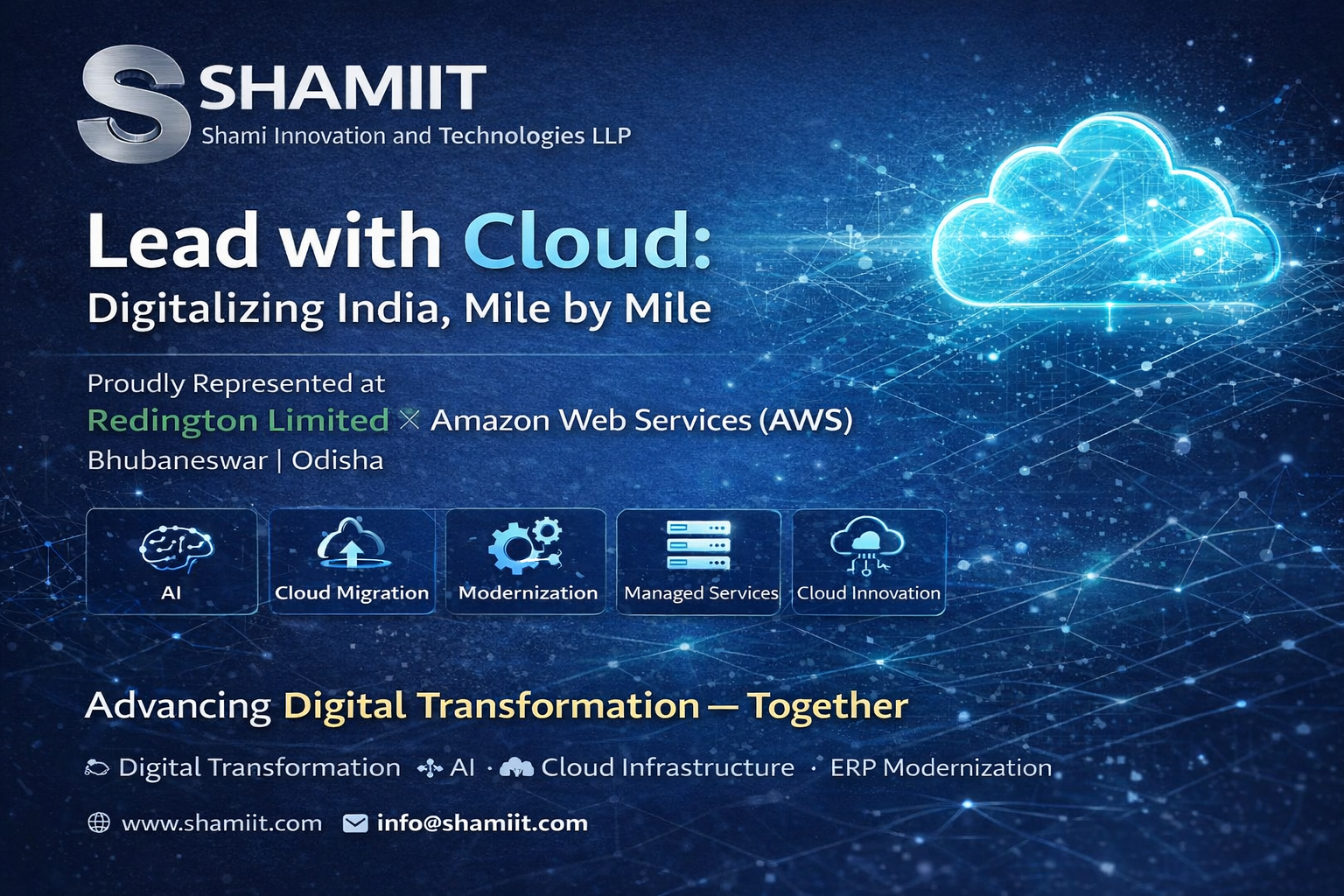 SHAMIIT at Lead with Cloud Event | Cloud & AI Digital Transformation in India