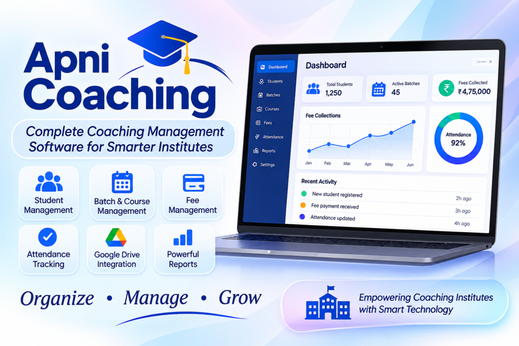Apni Coaching – Smart Coaching Institute Management Software